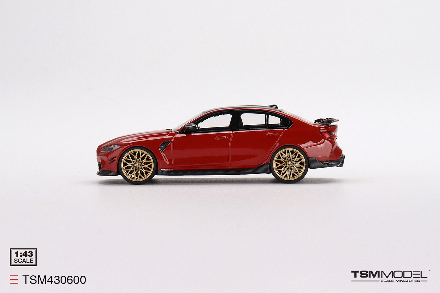 BMW M3 M-Performance (G80) Rouge Toronto métallisé TSM 1:43