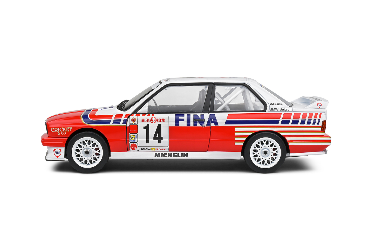 BMW E30 M3 1993 Belgium Procar Solido 1:18