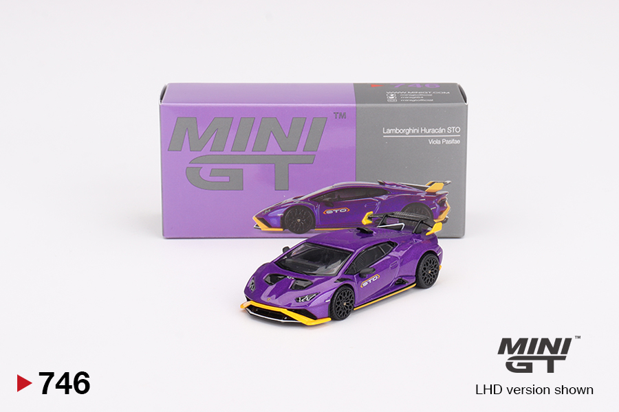 Lamborghini Huracan STO Viola Pasifae Mini GT 1:64