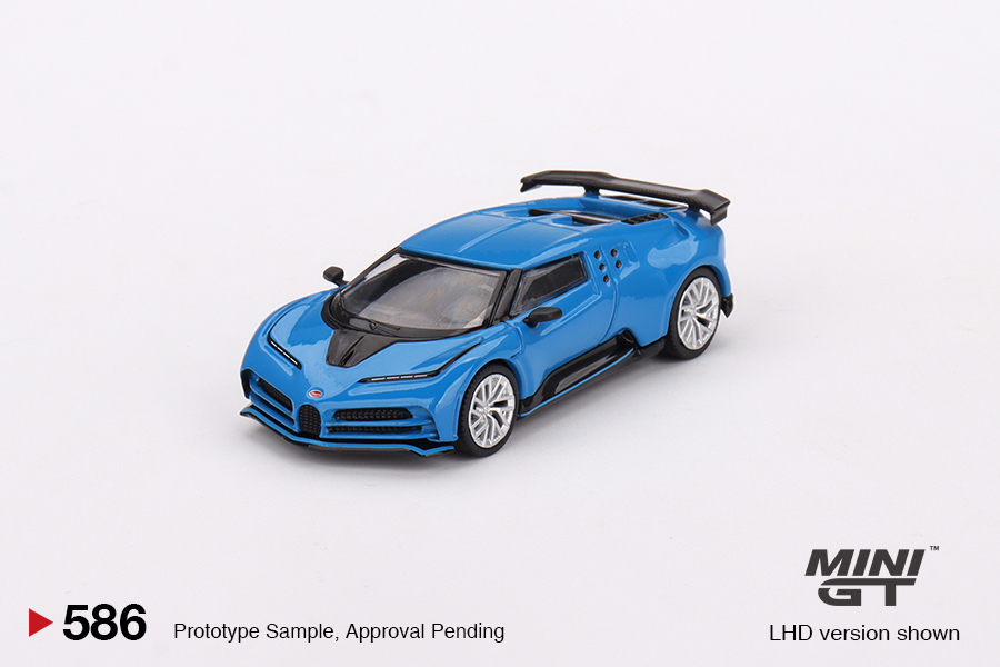 Bugatti Centodieci Blu Bugatti Mini GT 1:64