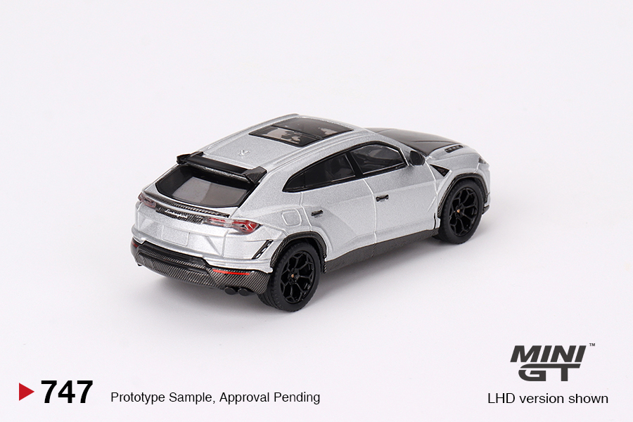 Lamborghini Urus Performante Grigio Nimbus Mini GT 1:64