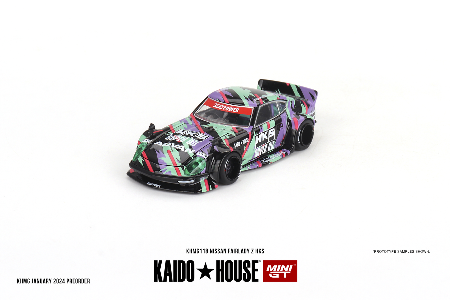 Nissan Failady Z HKS KAIDO HOUSE Mini GT 1:64