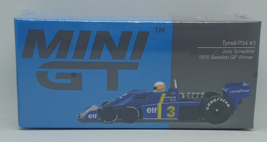 Tyrrell P34 #3 1976 Swedish GP Winner Mini GT 1:64