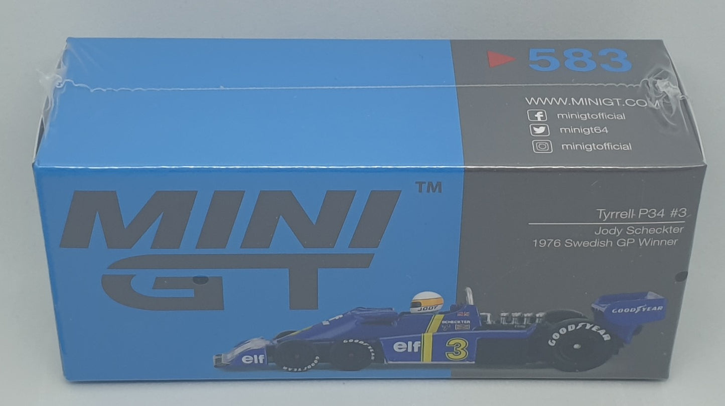 Tyrrell P34 #3 1976 Swedish GP Winner Mini GT 1:64