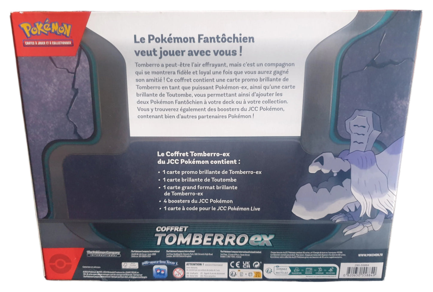 Pokémon Tomberro ex box