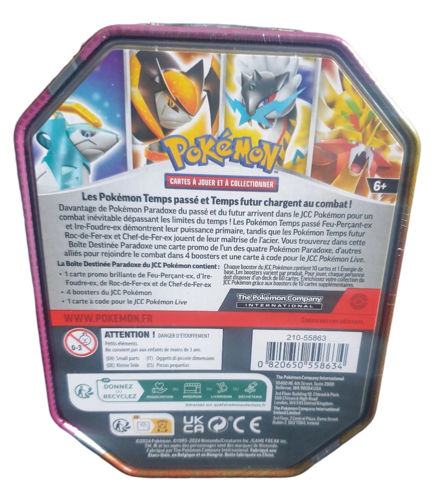 Pokébox Pokémon - Destinées Paradoxe Feu-Perçant-ex en français