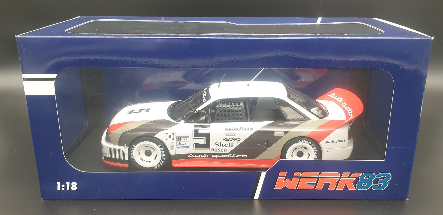 Audi 90 IMSA GTO #5 2nd Laguna Seca 1989 Werk83 1:18