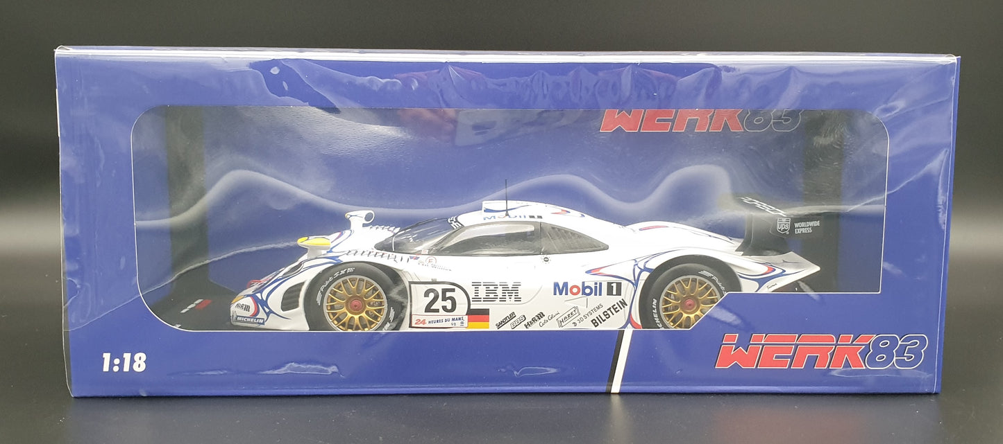 Porsche 911 GT1 #25 2nd Le Mans 1998 Werk83 1:18