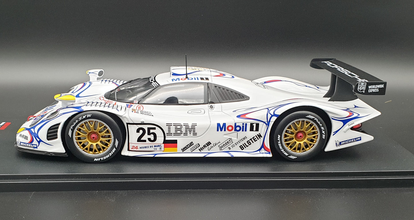 Porsche 911 GT1 #25 2nd Le Mans 1998 Werk83 1:18