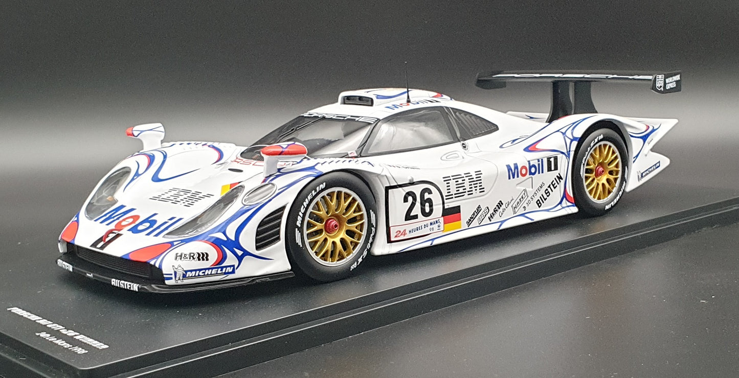 Porsche 911 GT1 #26 Winner Le Mans 1998 Werk83 1:18