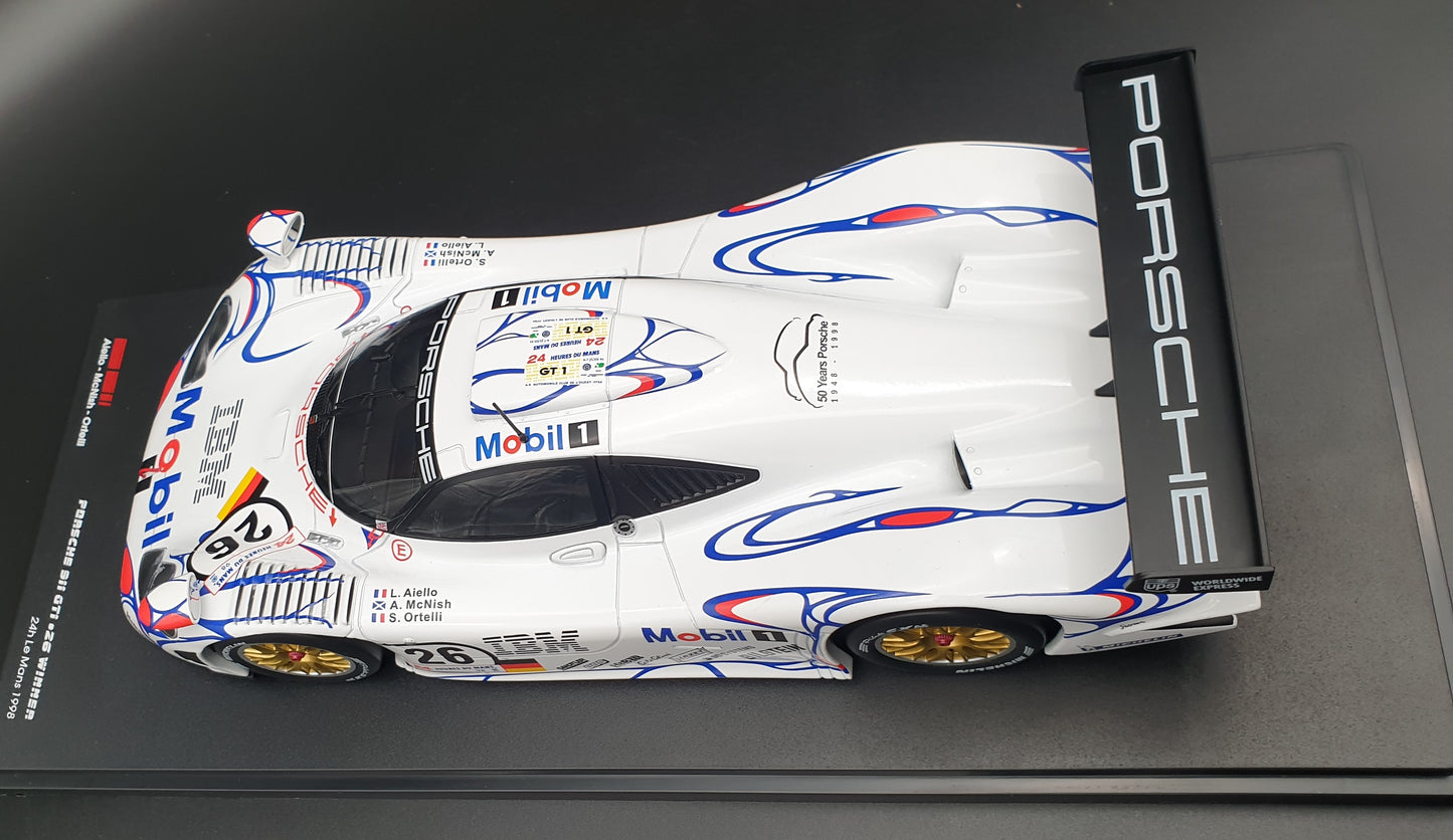 Porsche 911 GT1 #26 Winner Le Mans 1998 Werk83 1:18