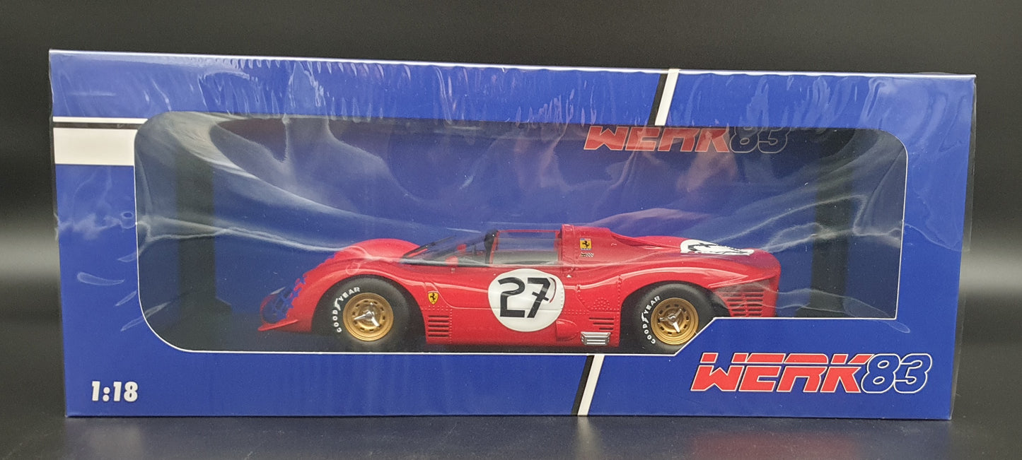 Ferrari 330 P3 Spyder #27 Le Mans 1966 Werk83 1:18