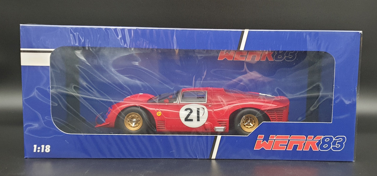 Ferrari 330 P3 Coupé #21 Le Mans 1966 Werk83 1:18