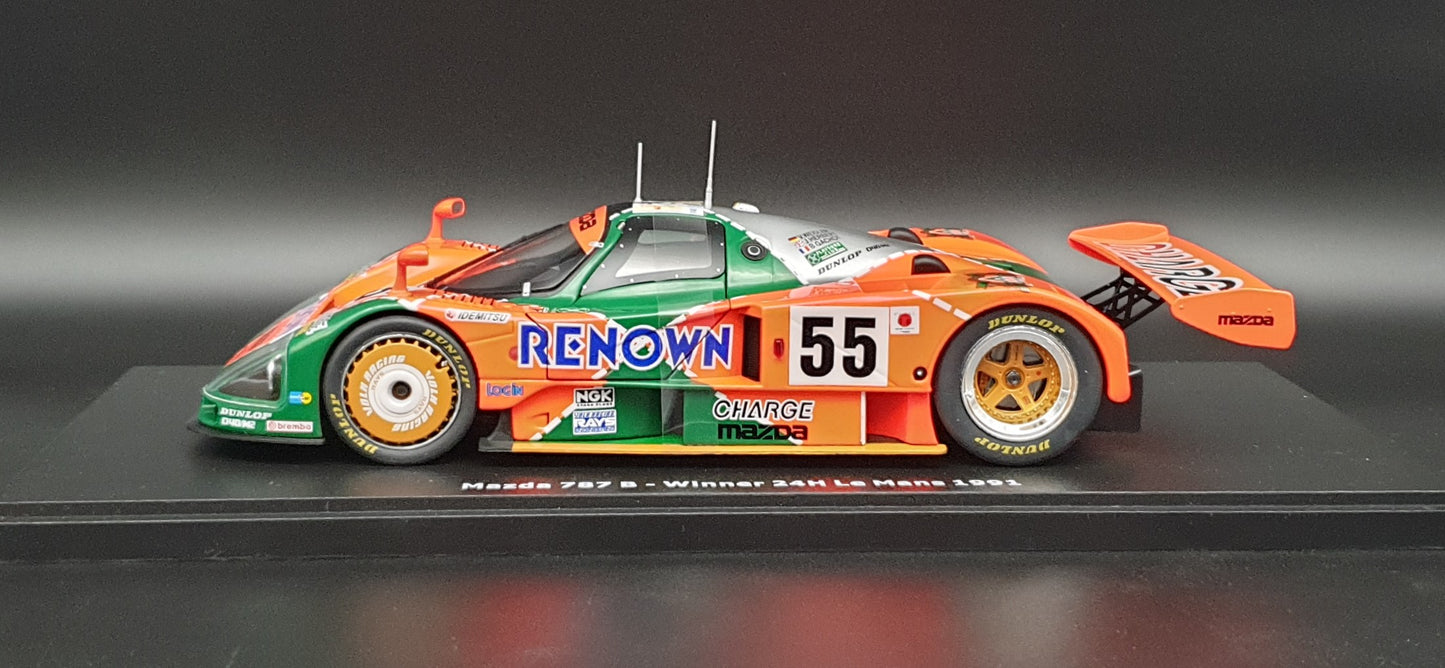 Mazda 787 Winner Le Mans 1991 Werk83 1:18