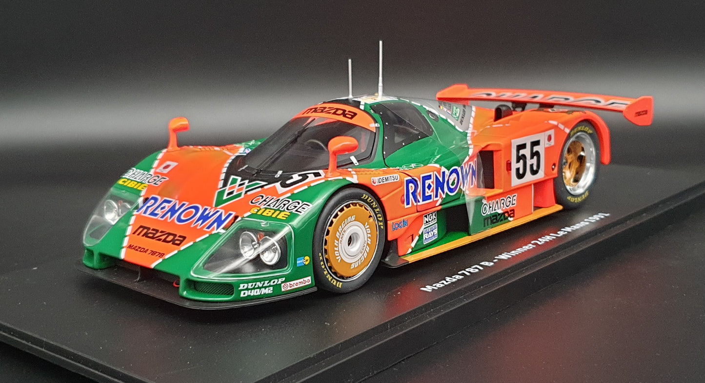 Mazda 787 Winner Le Mans 1991 Werk83 1:18