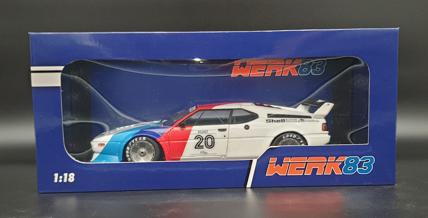 BMW M1 Procar Series Donnington Park 1979 Werk83 1:18