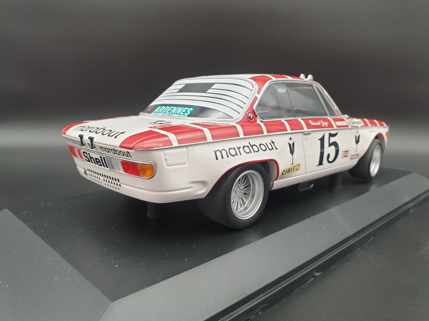 BMW 2800 CS 24h de Spa 1972 Minichamps 1:18