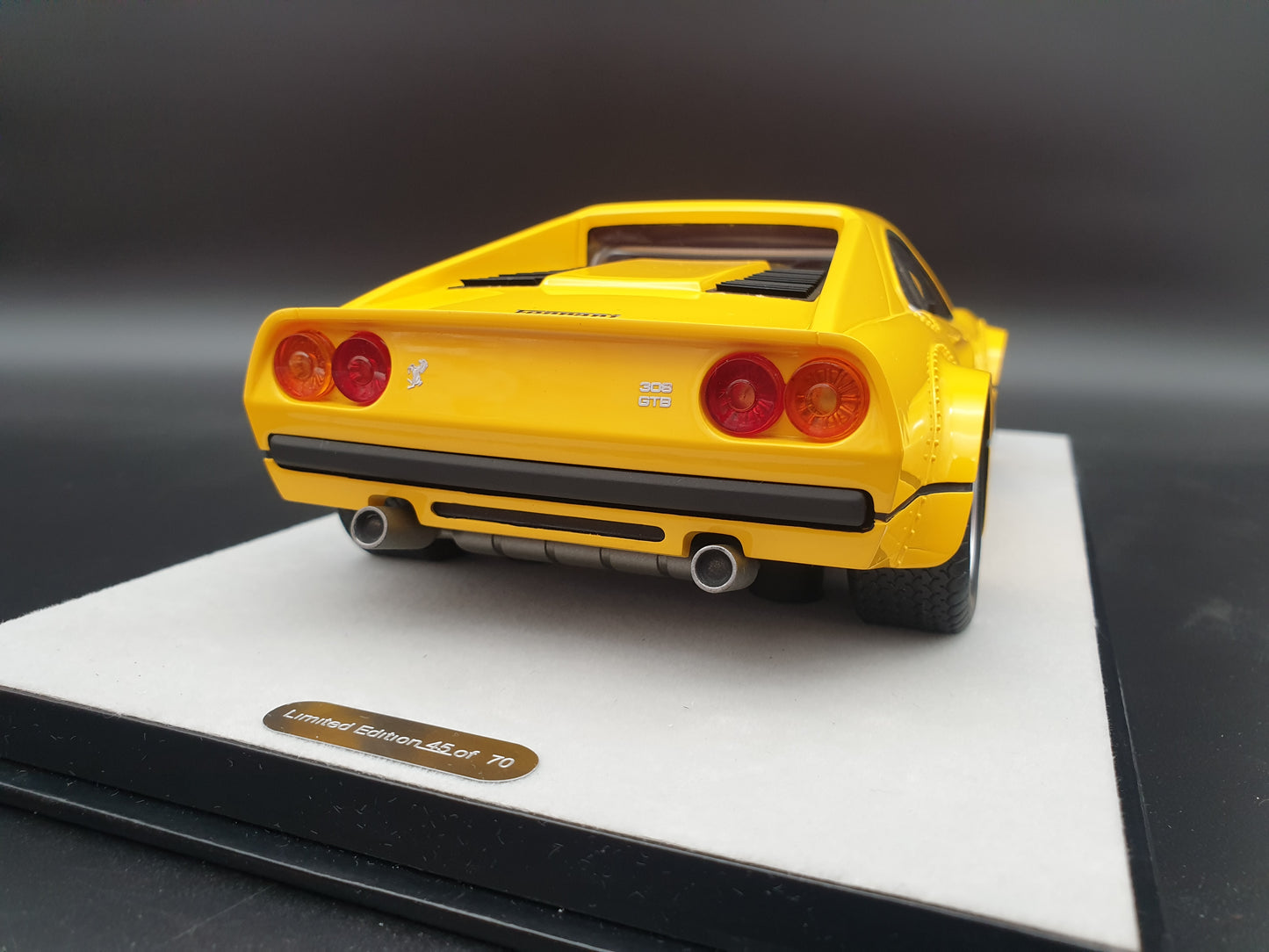 Ferrari 308 GTB/4 LM 1976 PRESS Giallo Modena - Tecnomodel 1:18