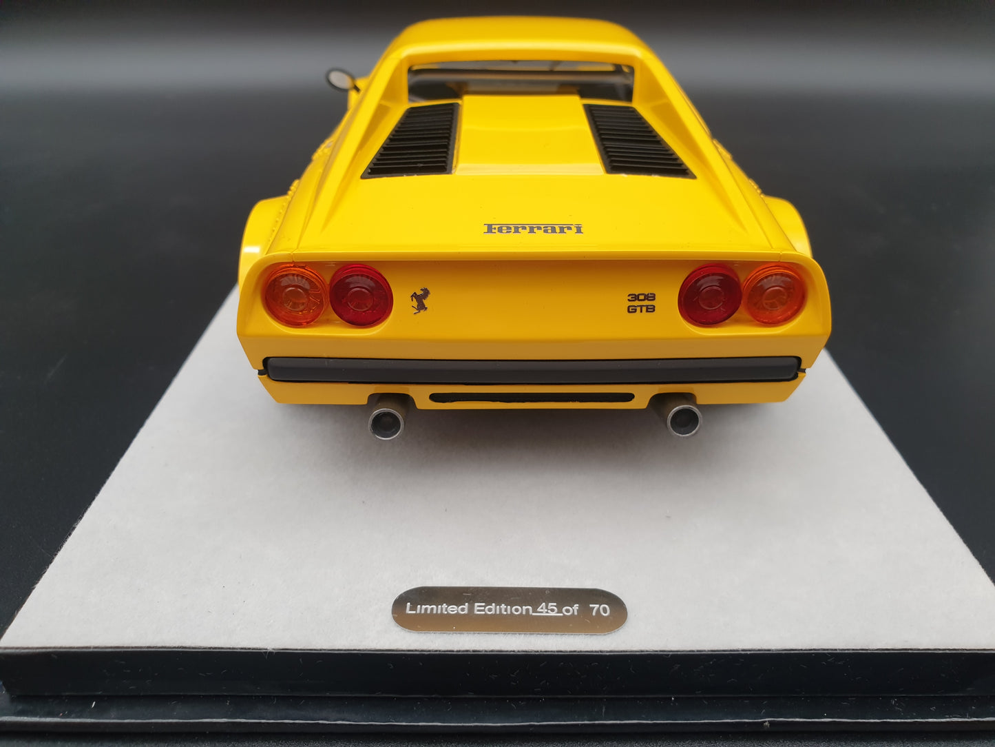 Ferrari 308 GTB/4 LM 1976 PRESS Giallo Modena - Tecnomodel 1:18