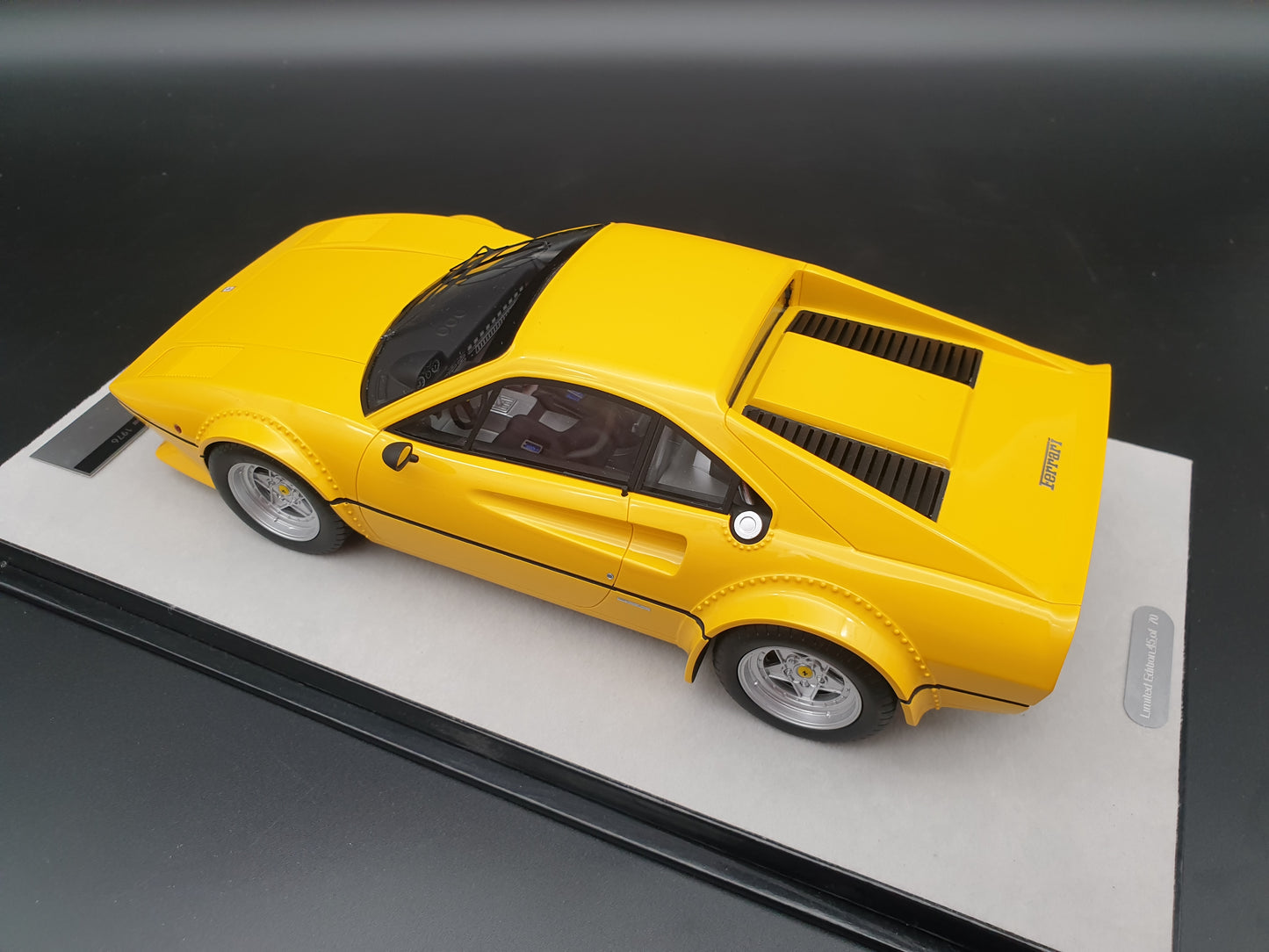 Ferrari 308 GTB/4 LM 1976 PRESS Giallo Modena - Tecnomodel 1:18