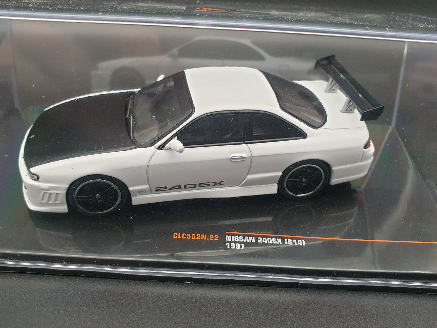 Nissan 240SX S14 1997 White IXO 1:43