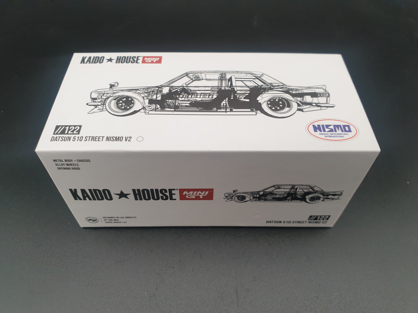 Datsun 510 Street Nismo V2 KAIDO HOUSE Mini GT 1:64