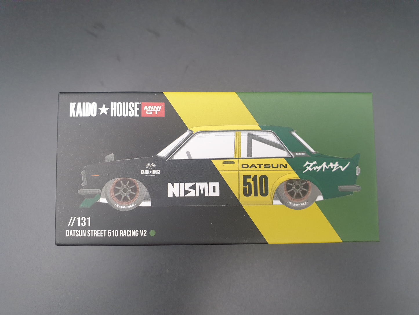 Datsun 510 Street Racing V2 KAIDO HOUSE Mini GT 1:64