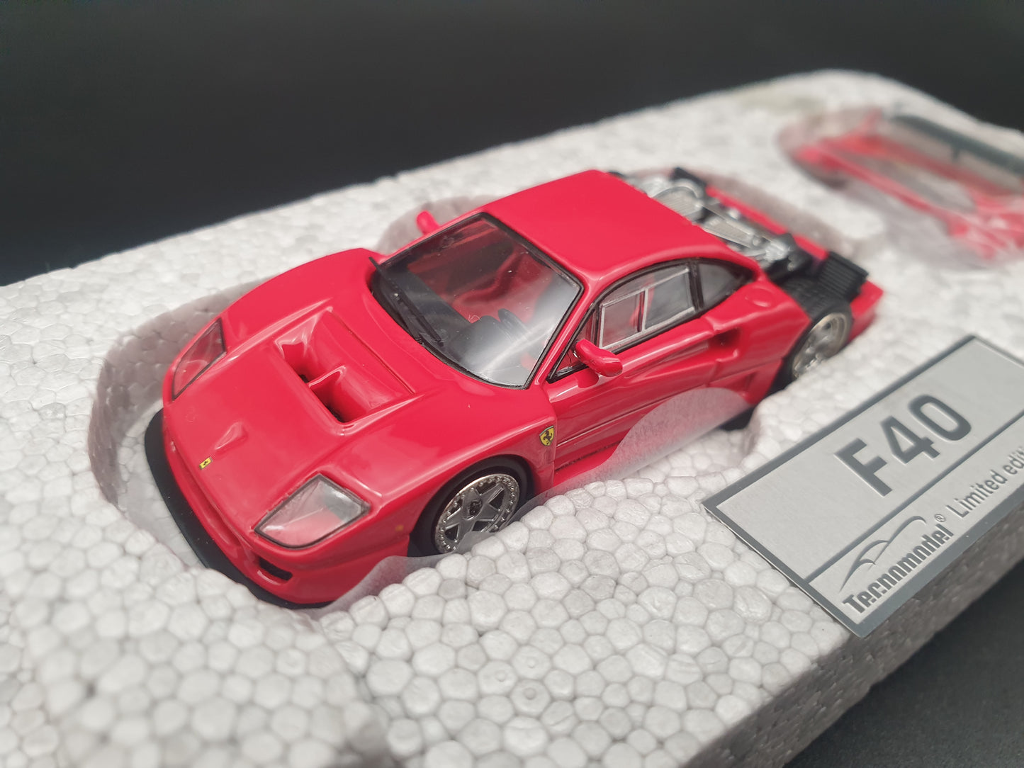 Ferrari F40 LM 1996 Press Version Red Tecnomodel 1:64