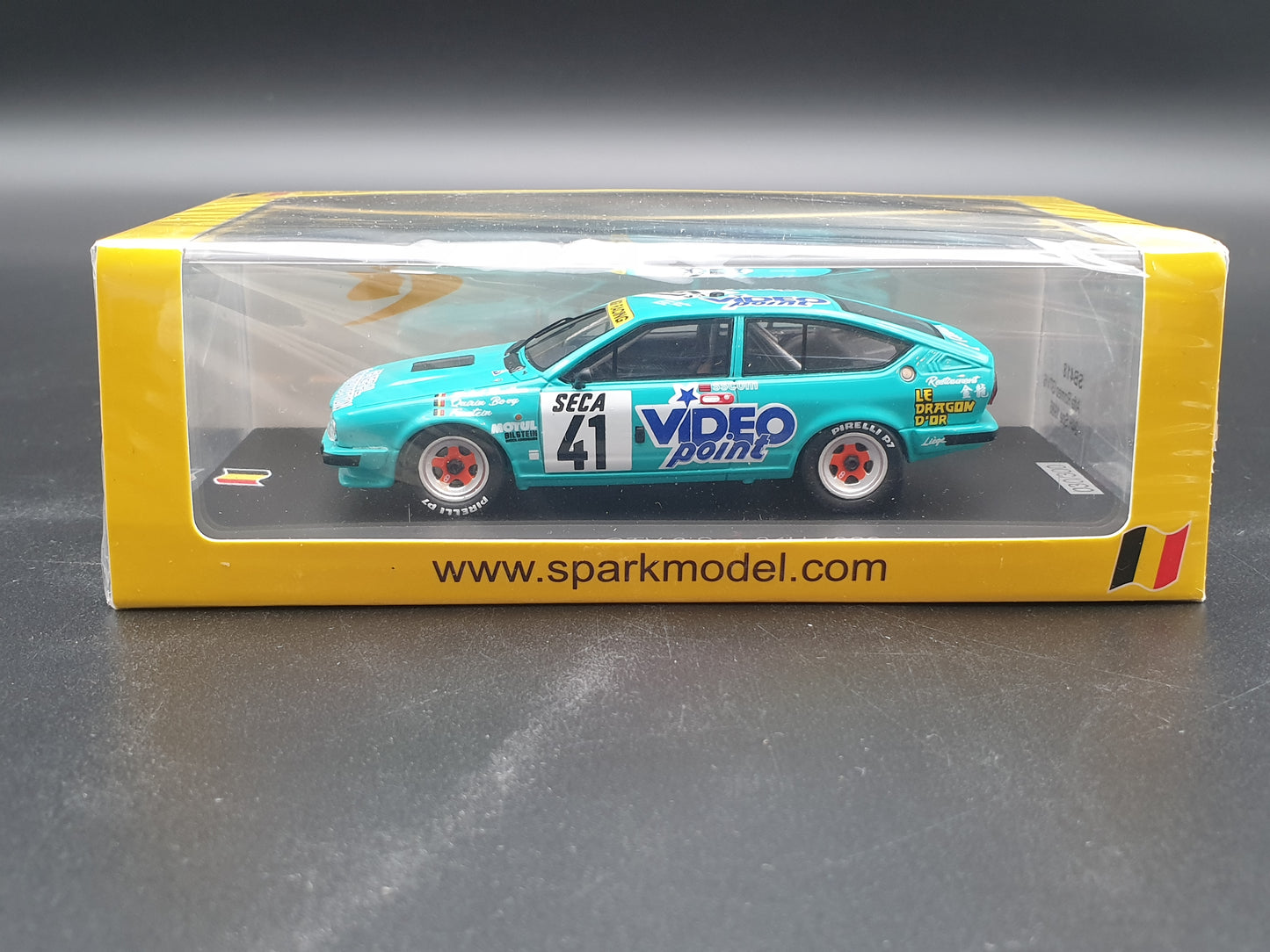 Alfa Romeo GTV6 #41 24Hrs de Spa 1986 Spark 1:43