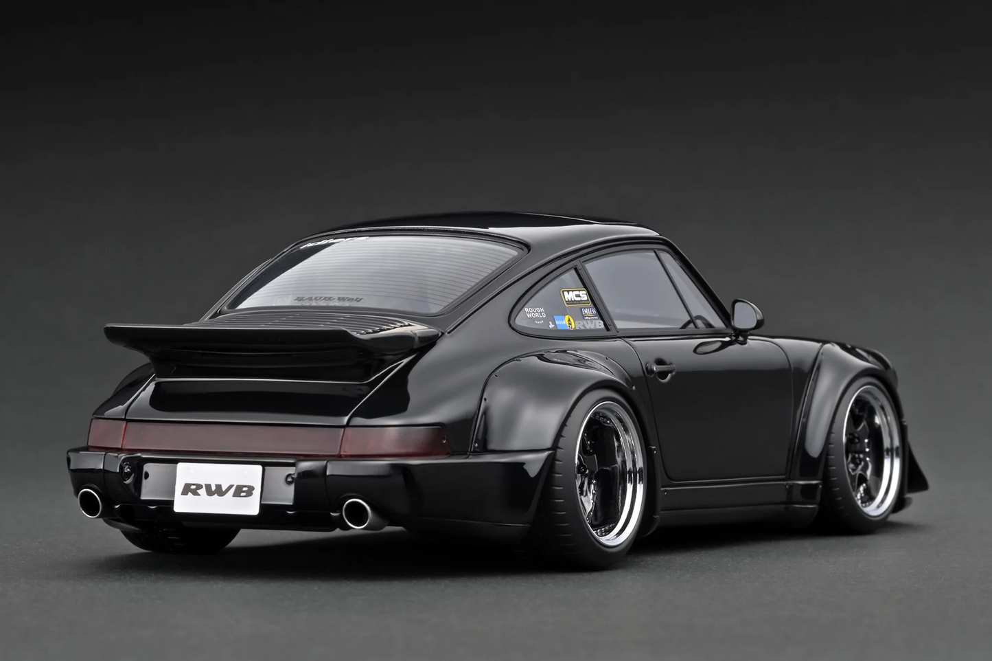 Miniature Porsche RWB 964 - Scale 1:18 - Color Black