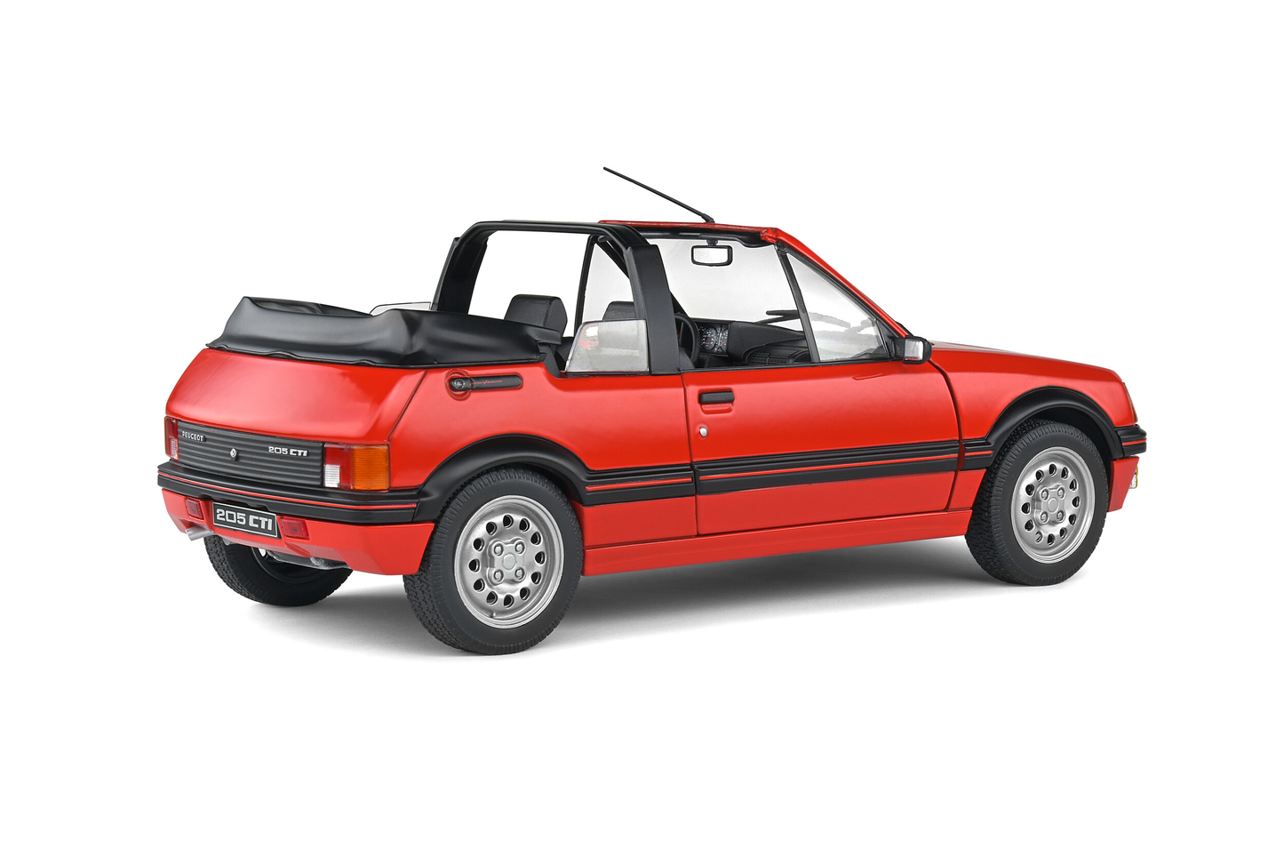 PEUGEOT 205 CTI 1986 Rouge Vallelunga Solido 1:18