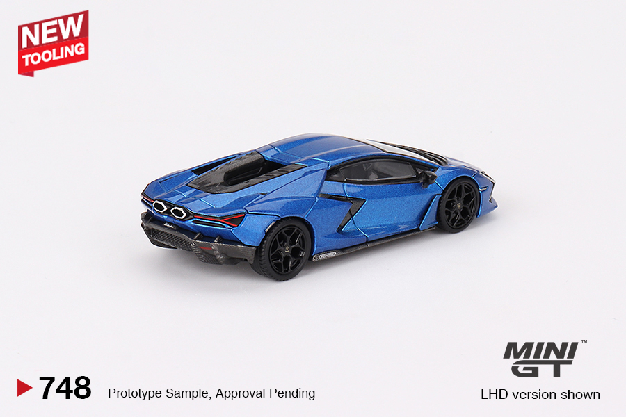 Lamborghini Revuelto Blu Eleos Mini GT 1:64