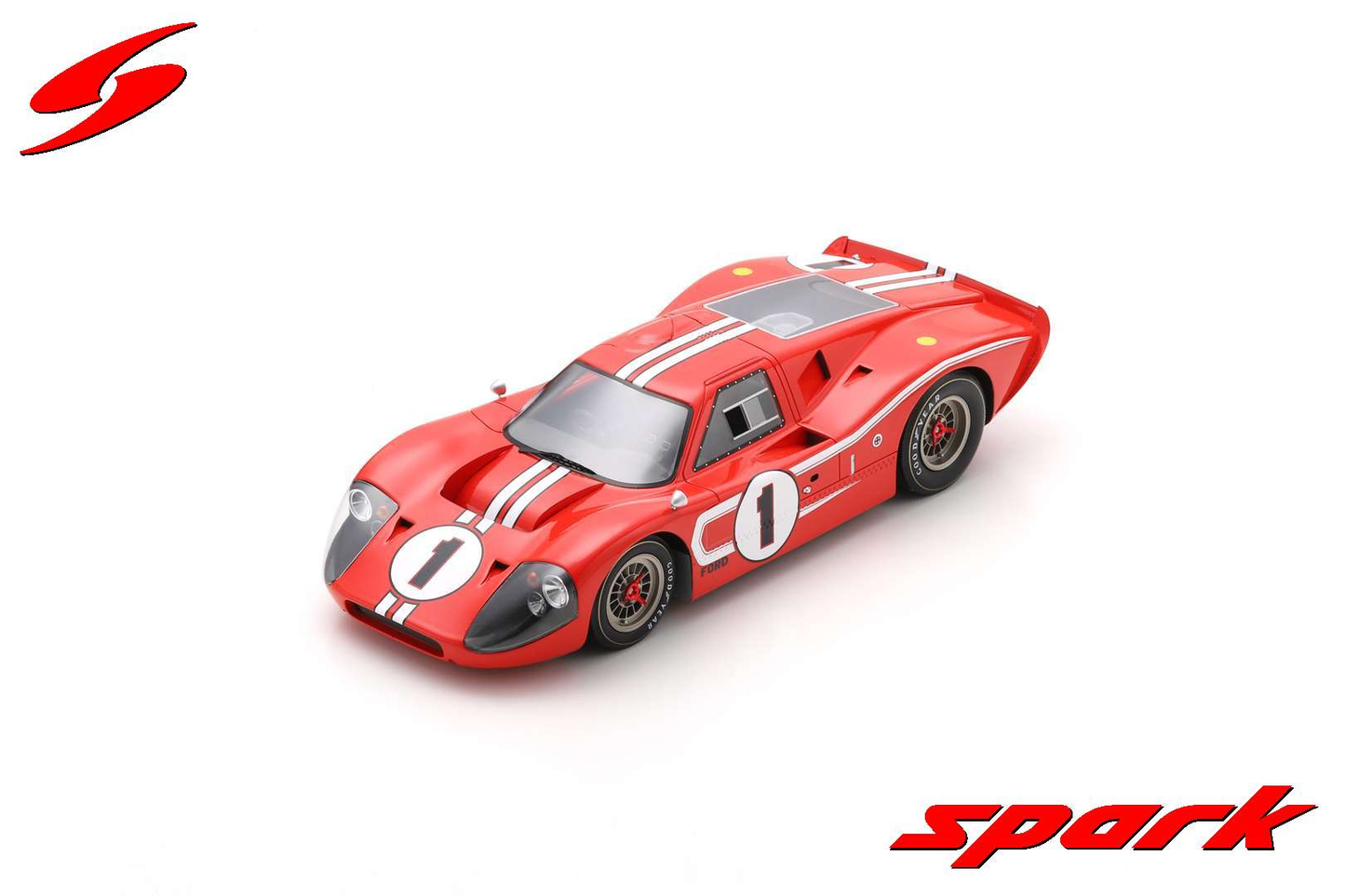 Ford GT40 MKIV #1 Winner Le Mans 1967 Spark 1:18