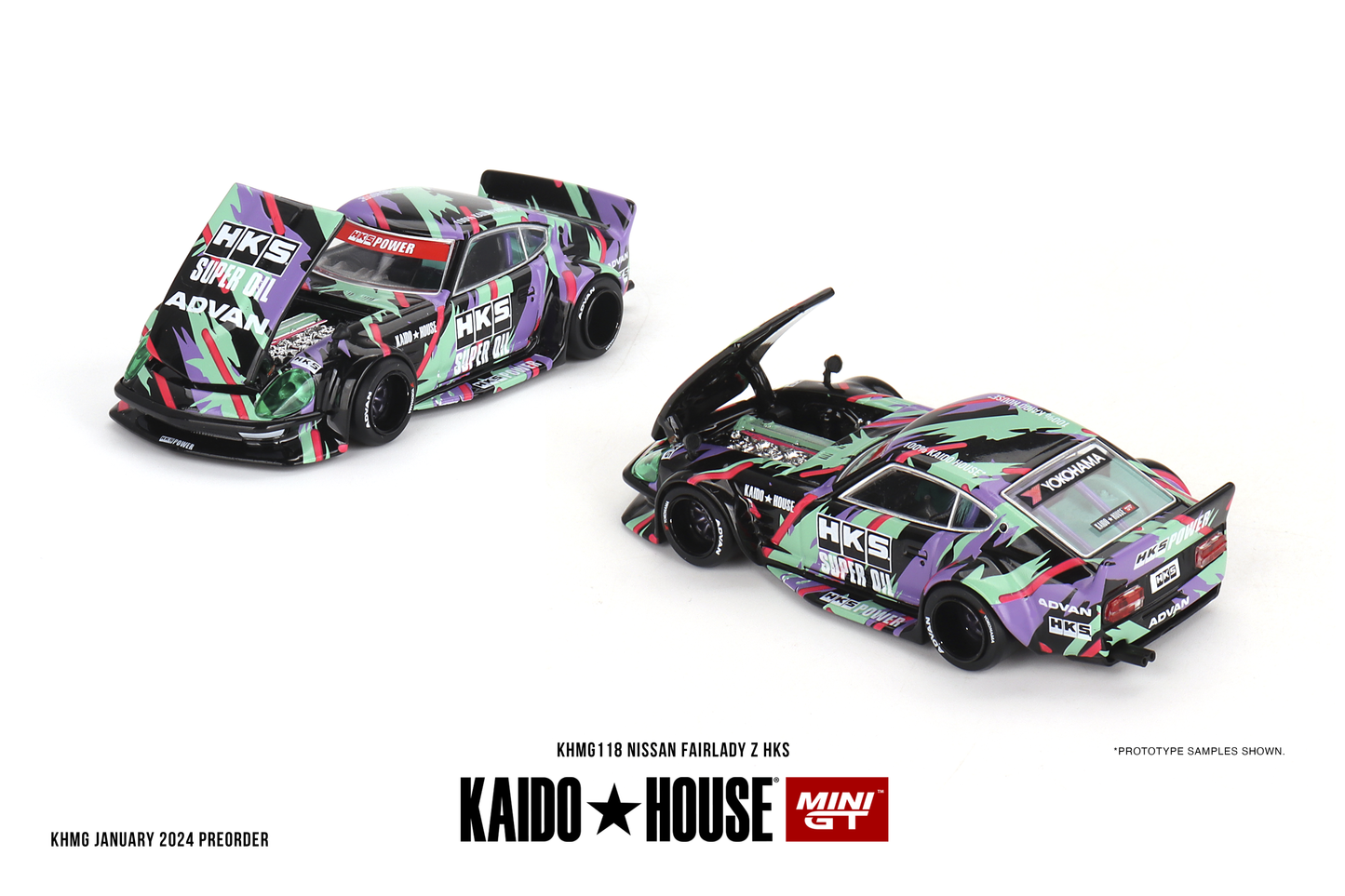 Nissan Failady Z HKS KAIDO HOUSE Mini GT 1:64