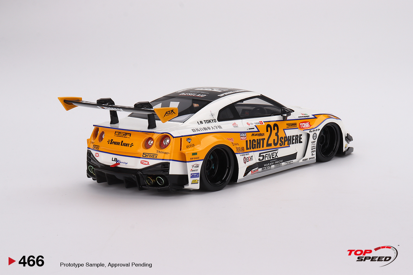 Nissan LB-Silhouette WORKS GT 35GT-RR Ver.2 LB Racing Formula Drift 2022 Top Speed 1:18