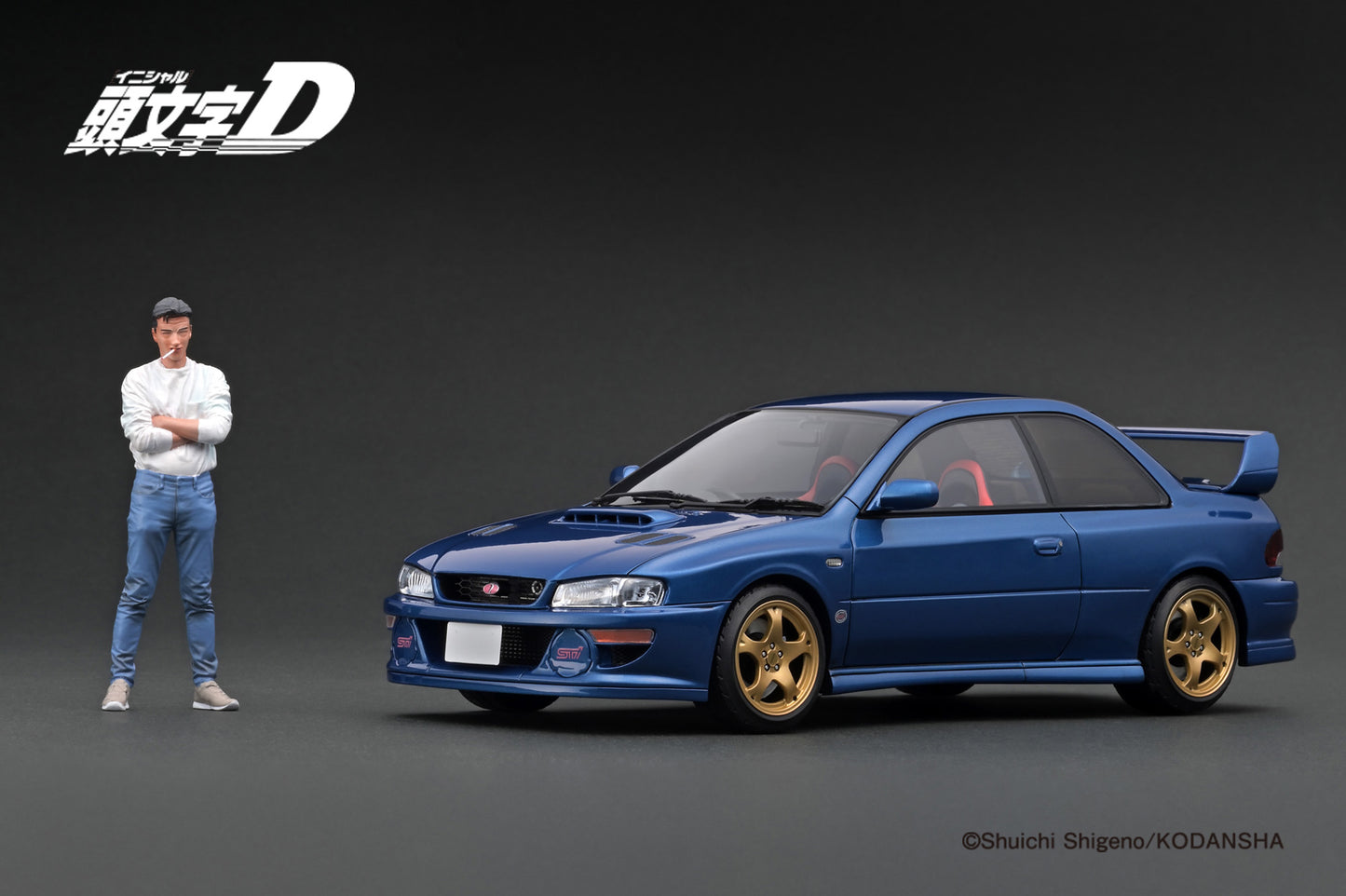 Miniature Subaru Impreza WRX STi Version V (GC8) - Scale 1:18 - Initial D