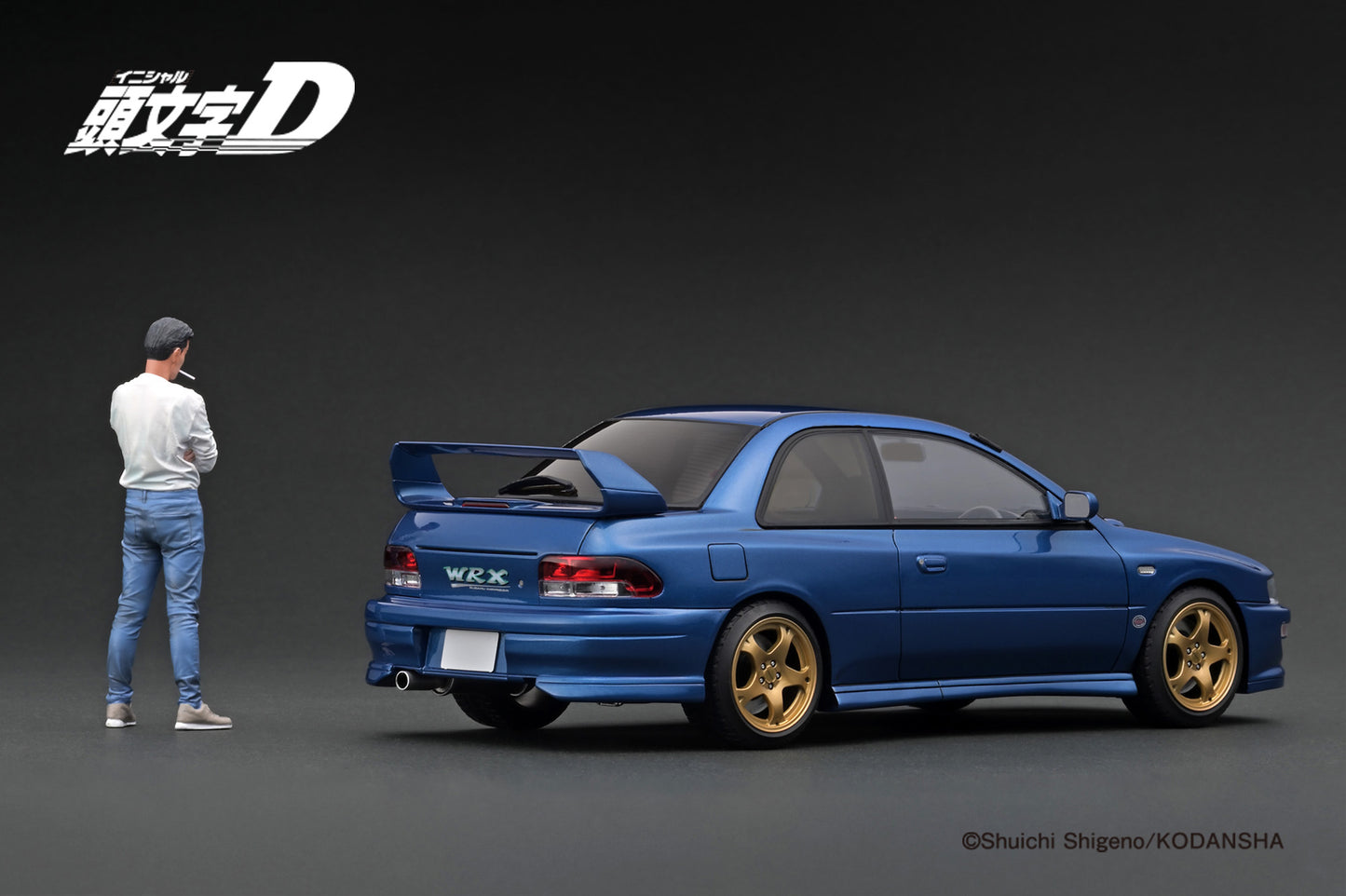 Miniature Subaru Impreza WRX STi Version V (GC8) - Scale 1:18 - Initial D