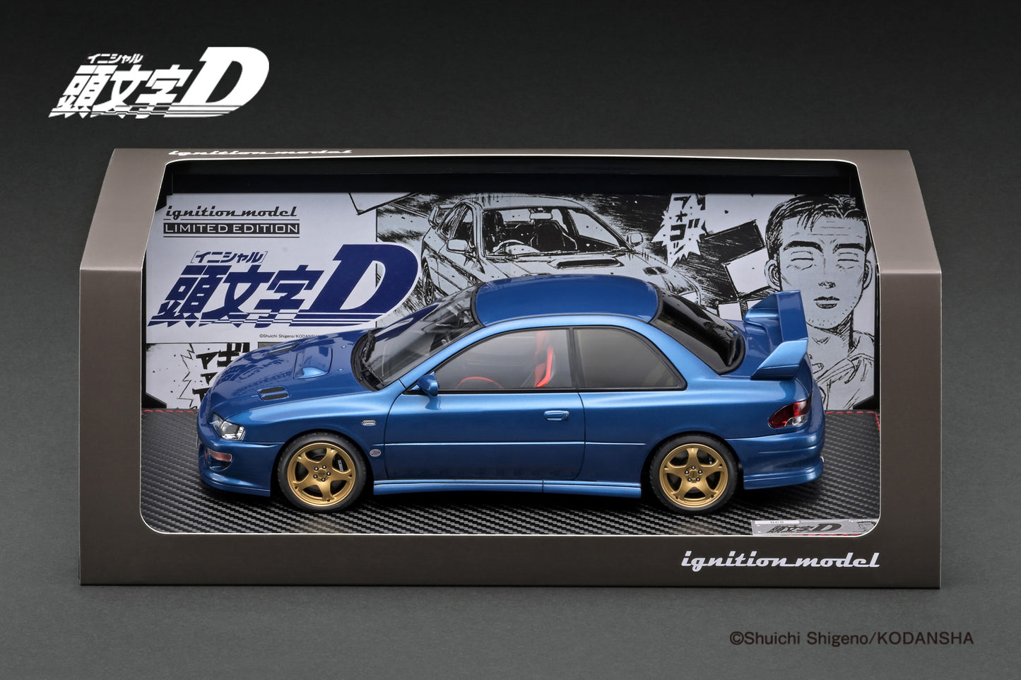 Miniature Subaru Impreza WRX STi Version V (GC8) - Scale 1:18 - Initial D