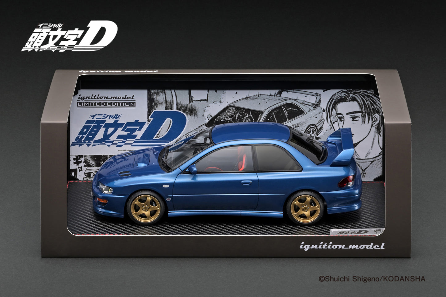 Miniature Subaru Impreza WRX STi Version V (GC8) - Scale 1:18 - Initial D