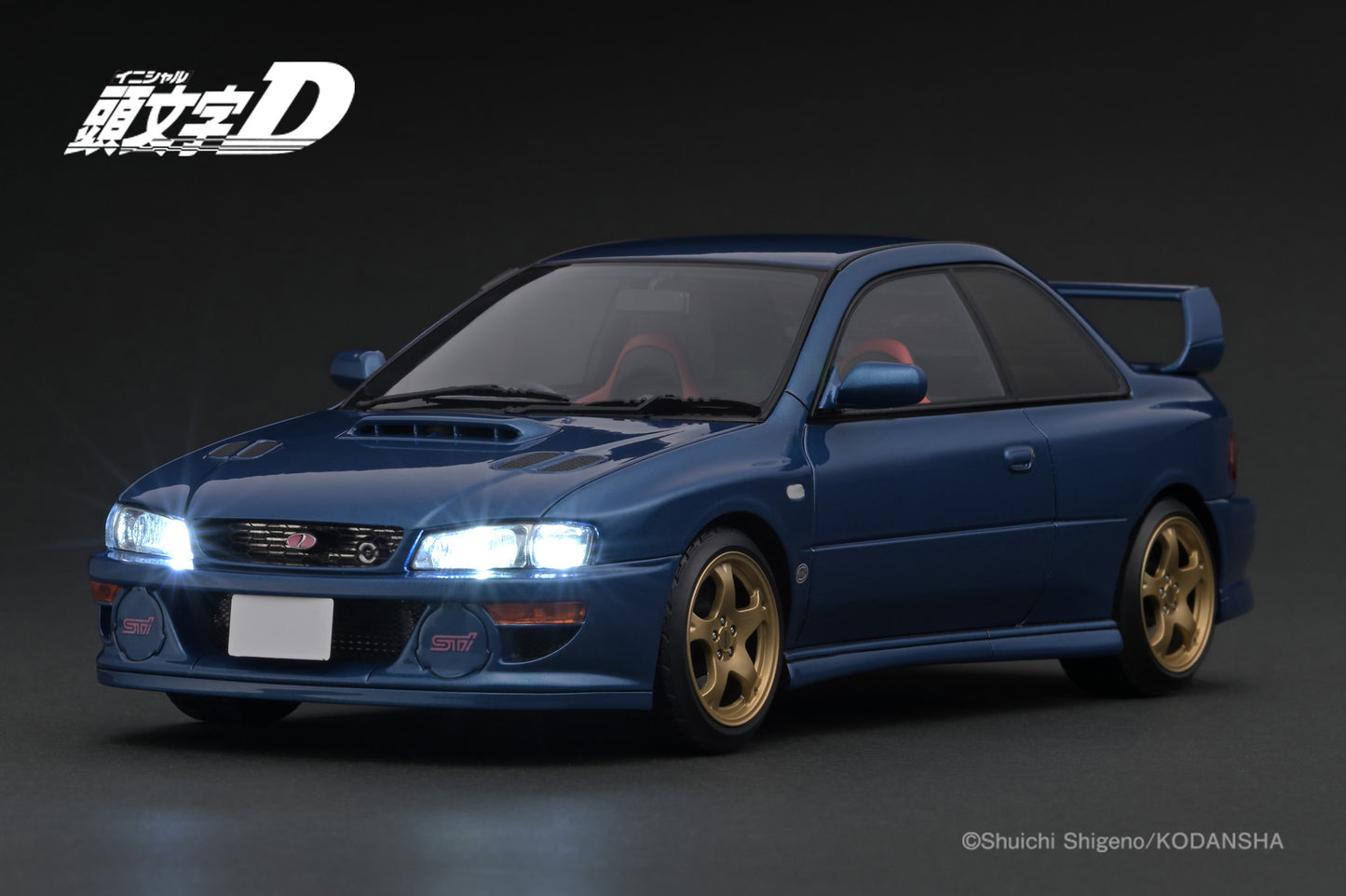 Miniature Subaru Impreza WRX STi Version V (GC8) - Scale 1:18 - Initial D