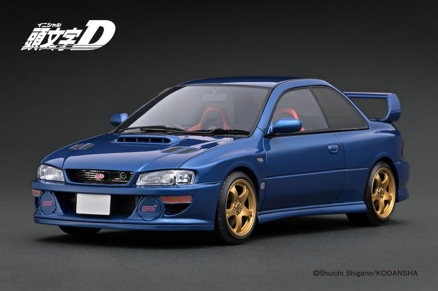 Miniature Subaru Impreza WRX STi Version V (GC8) - Scale 1:18 - Initial D