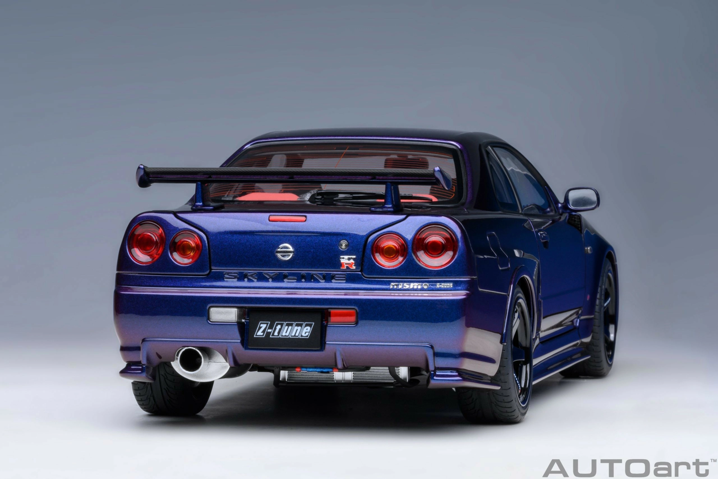 Nissan Skyline GT-R (R34) Z-tune Midnight Purple III AUTOart 1:18