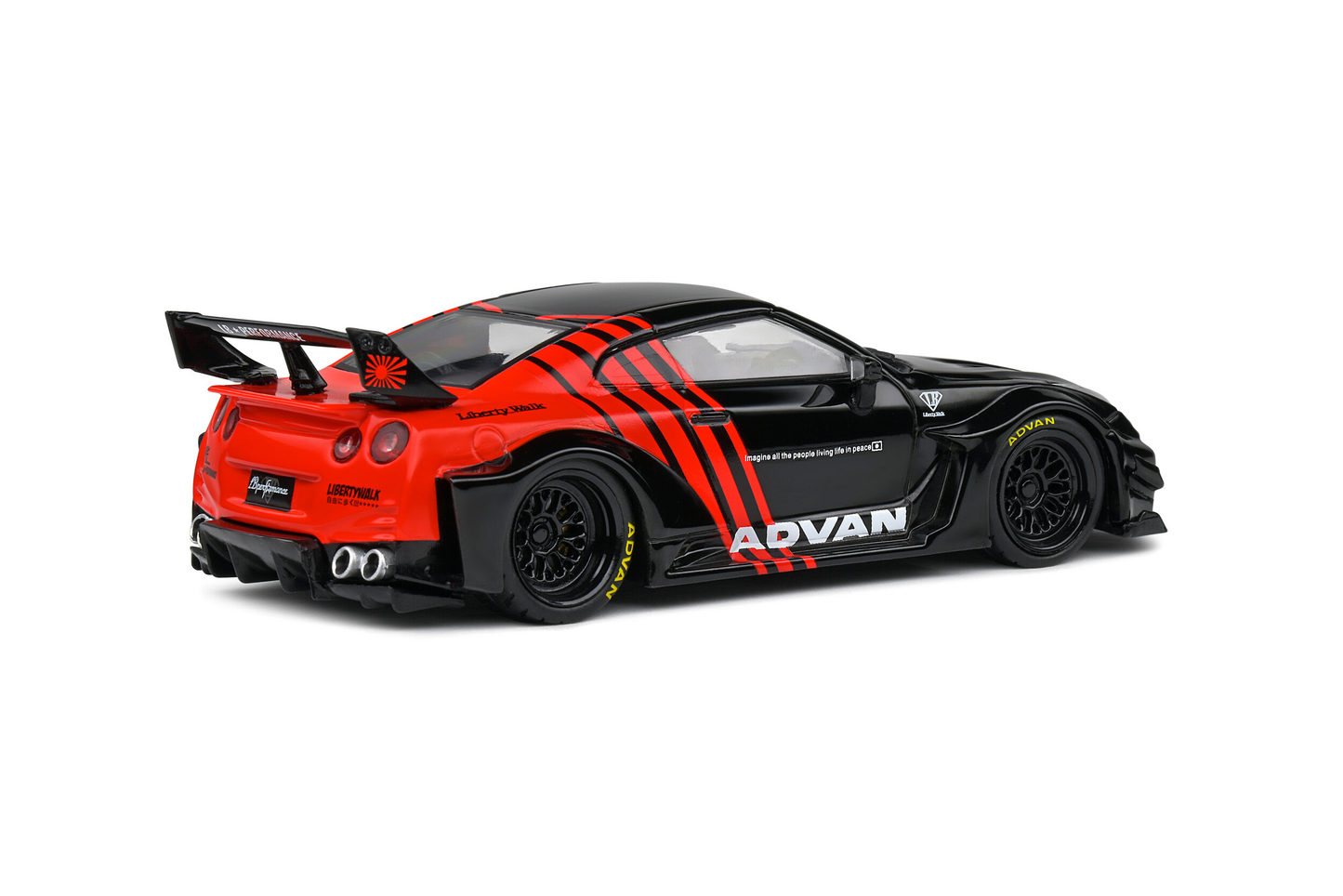 Nissan GT-R R35 LBWK Silhouette 2019 Advan Solido 1/43