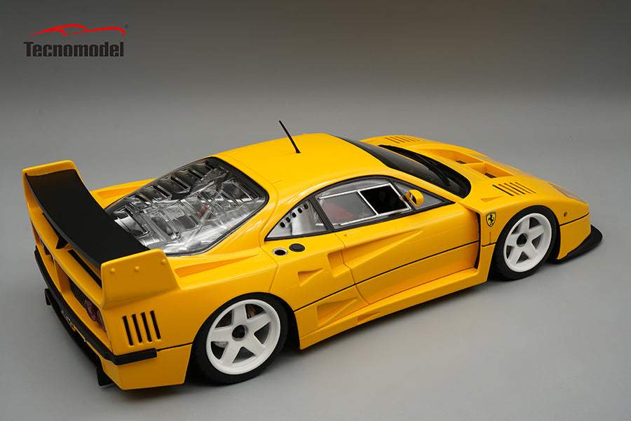 Ferrari F40 LM 1996 PRESS Yellow - Tecnomodel 1:18