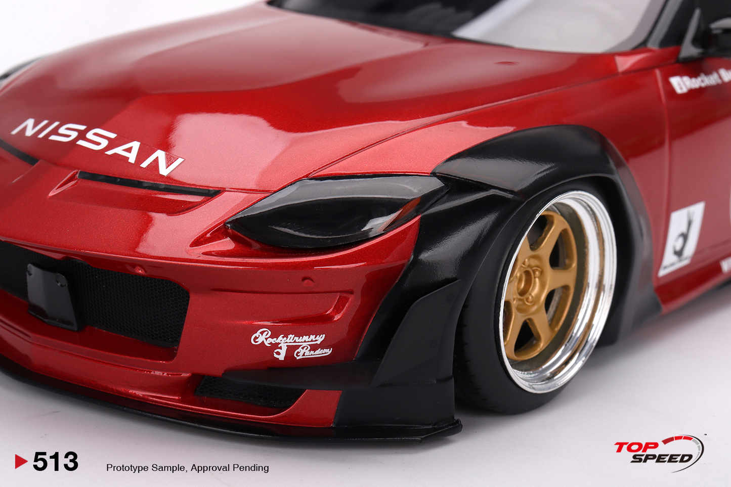 Nissan Z (RZ34) Pandem Passion Red Top Speed 1:18