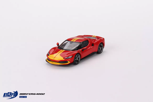 Ferrari 296 GTB Assetto Fiorano Rosse Corsa BBR 1:64