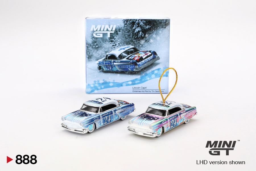 Lincoln Capri Christmas Hot Rod by Tim Sadchikov 2024 Christmas Edition Mini GT 1:64