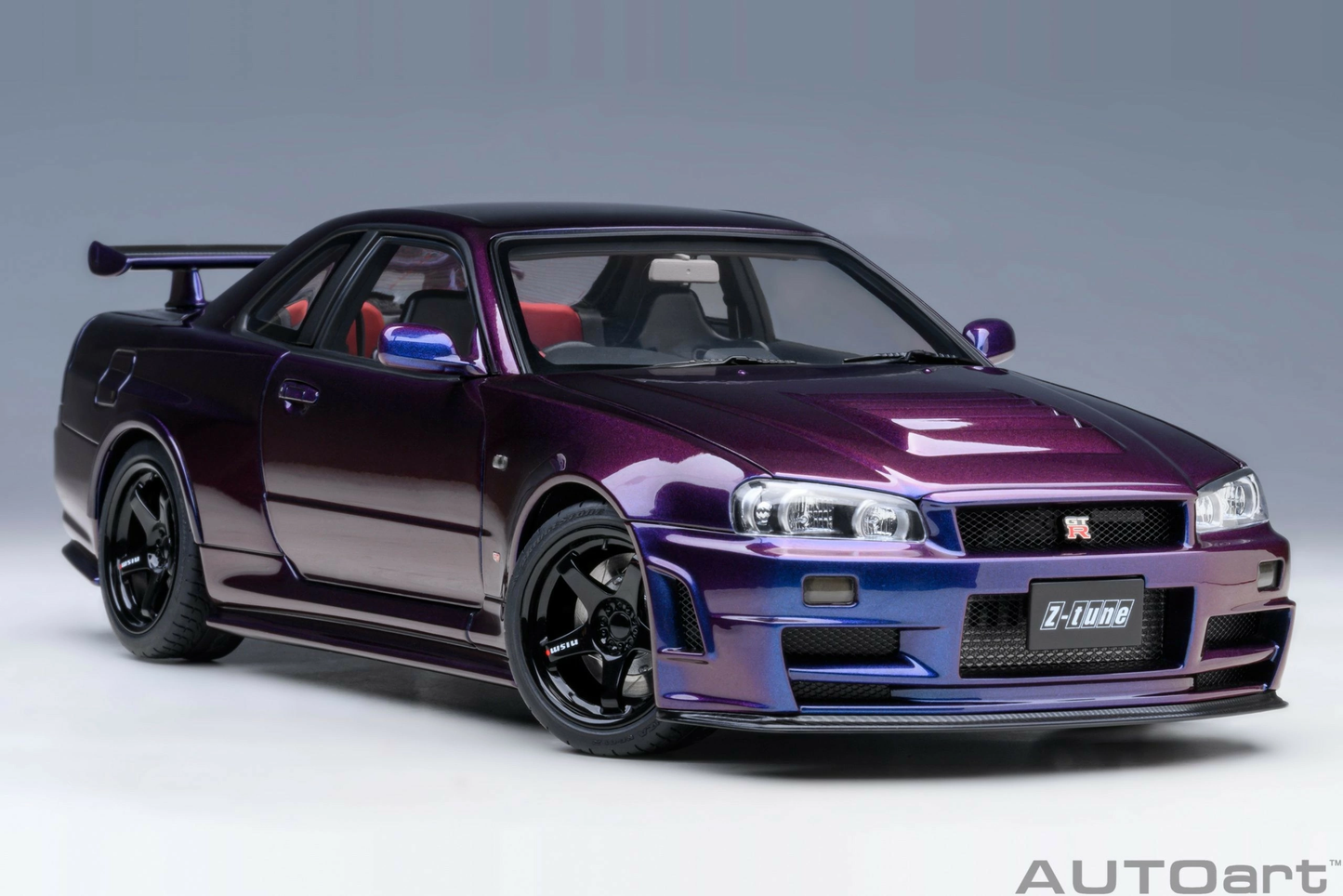 Nissan Skyline GT-R (R34) Z-tune Midnight Purple III AUTOart 1:18