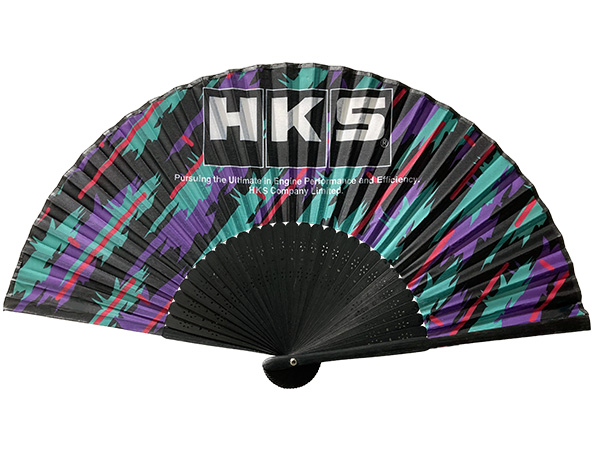 Eventail pliant Japonais HKS oil colors