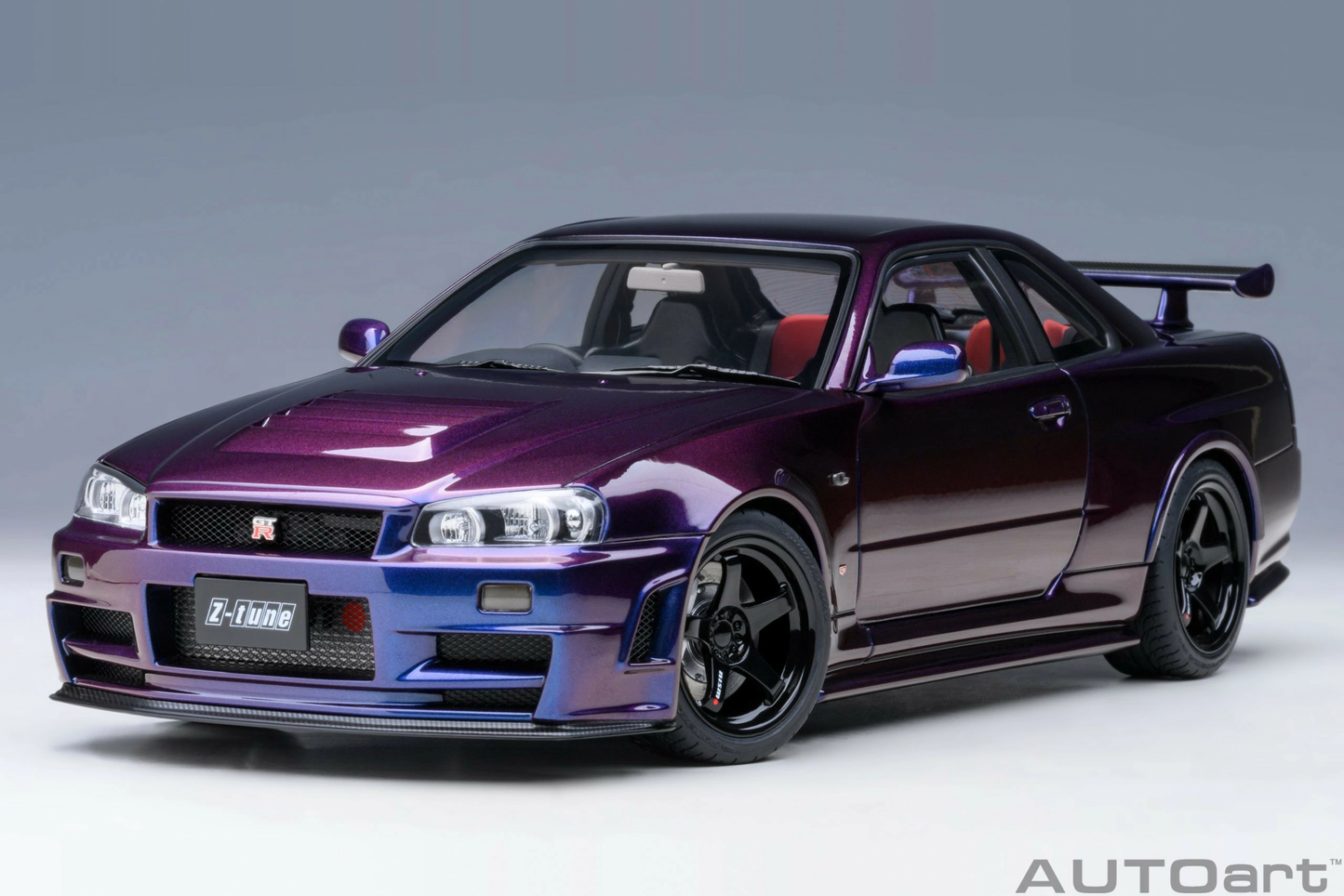 Nissan Skyline GT-R (R34) Z-tune Midnight Purple III AUTOart 1:18